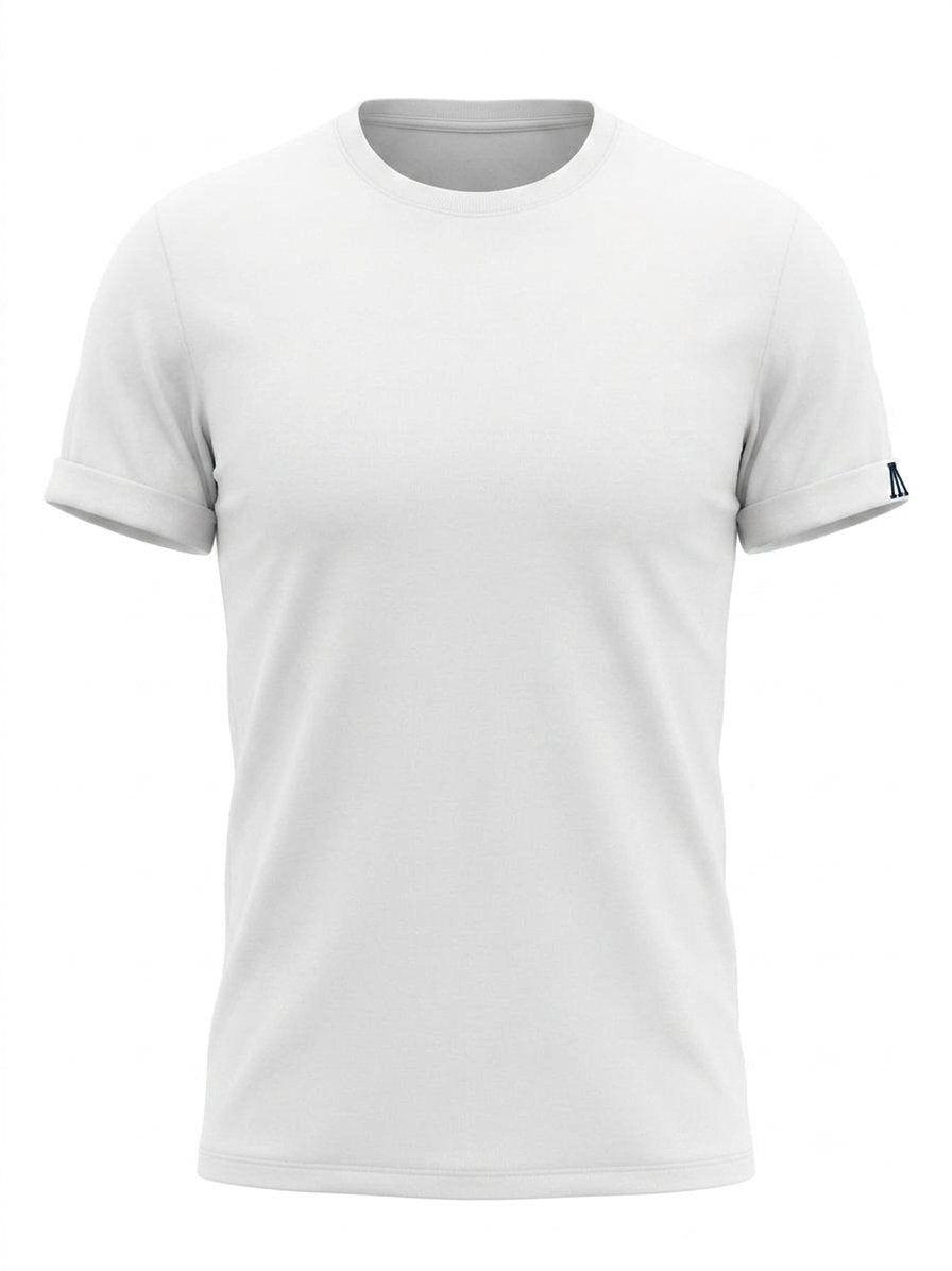 Classic White Tee — Men