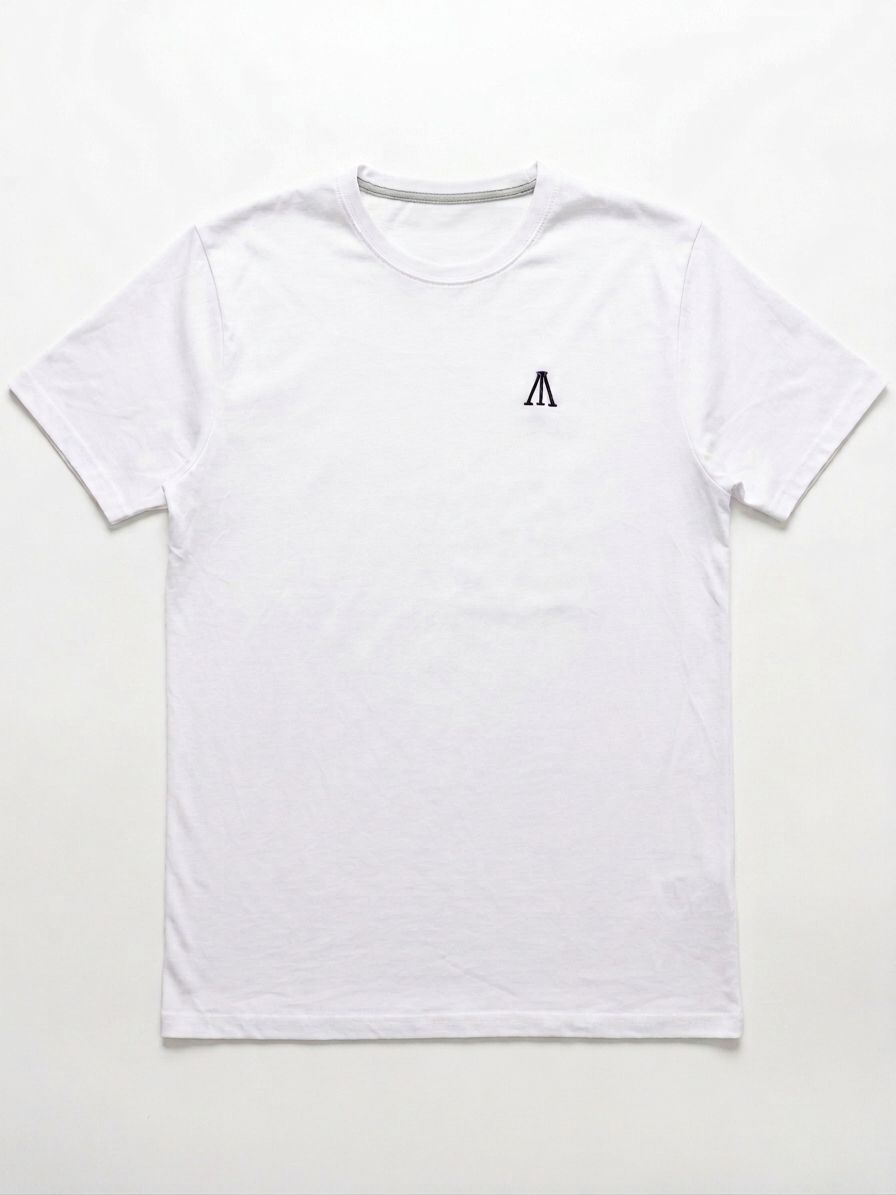 Crossword Tee — White