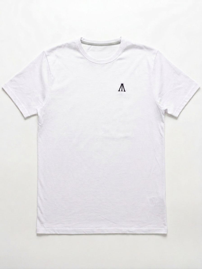 Crossword Tee — White