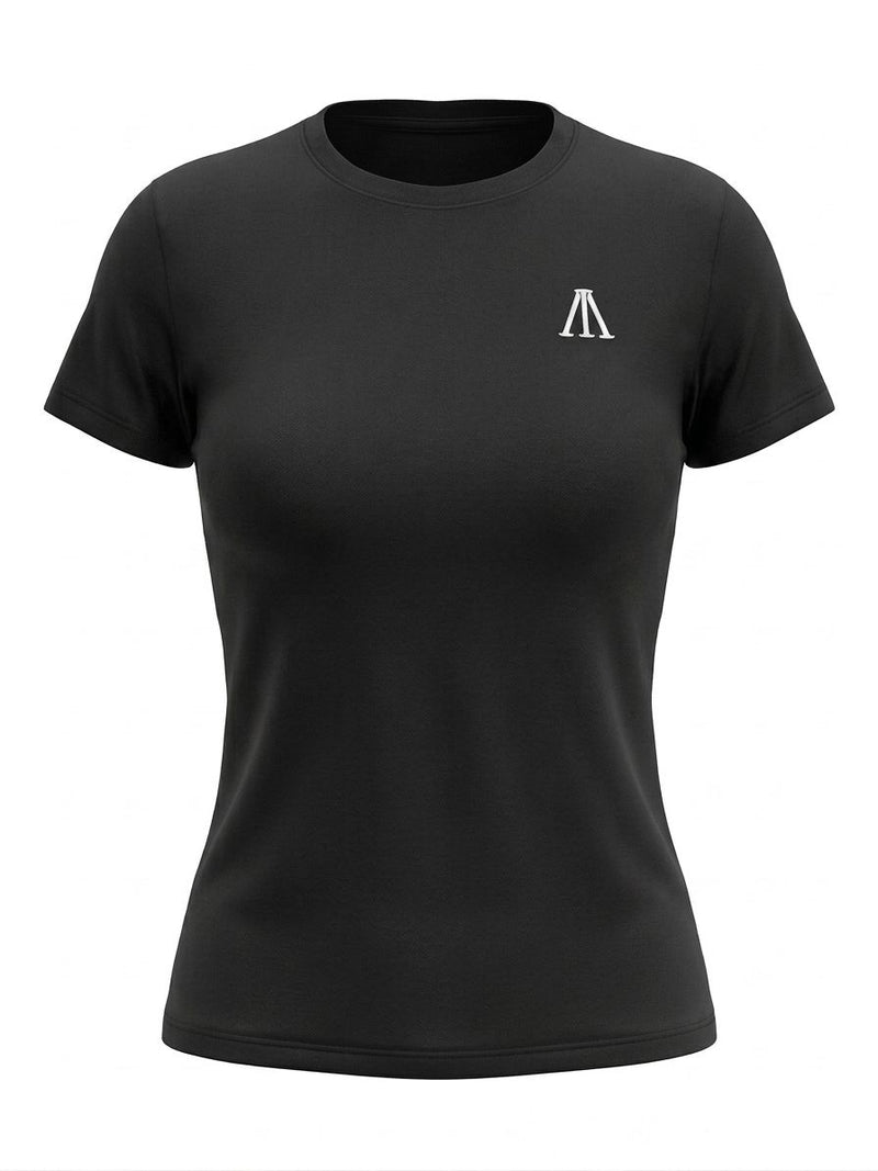 Classic Black Tee — Women